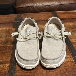 Women’s hey dudes , worn once but were to big .